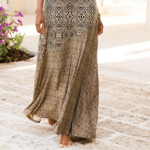 Soft Surroundings Tulum Tribal Maxi Dress, size M - Picture 10 of 11